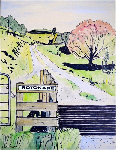 Rotokare gateway by Emma Easthope
